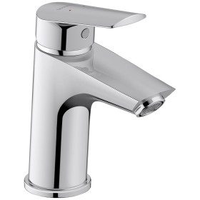 Miscelatore monocomando per lavabo Duravit No. 1 S, Minus-Flow senza asta di comando