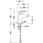 Duravit No. 1 Einhebel-Waschtischmischer S, Minus-Flow ohne Zugstangengarnitur