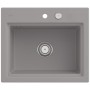 Villeroy & Boch Subway Style 60 S FLAT flächenbündige Spüle, Ablaufgarnitur mit Excenterbetätigung, inkl. Abtropfgitter