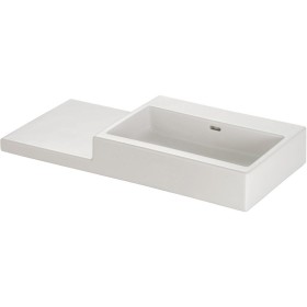 LAUFEN Living City Waschtisch 100 cm mit Überlauf, ohne Hahnloch, Ablage links