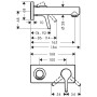 hansgrohe Talis S Einhebel-Waschtischmischer UP 16,5 cm
