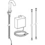Geberit Piave Waschtischarmatur, Standmontage, Netzbetrieb, mit AP-Funktionsbox