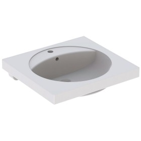 Geberit Preciosa 60 x 55 cm mit Hahnloch und Überlauf