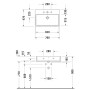 Duravit Vero Air Waschtisch geschliffen ohne Hahnloch 70 x 47 cm, mit Überlauf