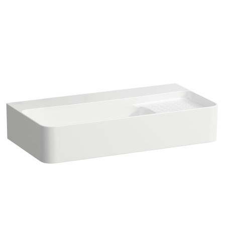 LAUFEN Val Aufsatzwaschtisch Compact 60 x 31,5 cm, ohne Hahnloch, mit Überlauf