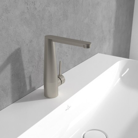 Villeroy & Boch Conum Einhebel-Waschtischarmatur mit Push-Open-Ablaufgarnitur