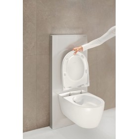 Geberit iCon Wand-WC Tiefspüler Set mit WC-Sitz geschlossene Form