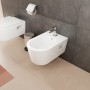 hansgrohe EluPura Original S Wand Bidet 540 mit Hahnloch und Überlauf, SmartClean