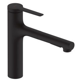 hansgrohe Zesis M33 Einhebel-Küchenarmatur 160 mit Ausziehbrause, 2 Strahlarten, Schlauchbox (sBox)