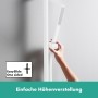 hansgrohe Unica S Puro Brausenstange 65 cm mit Easy Slide Duschkopfhalter und Duschschlauch 160 cm
