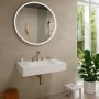 hansgrohe Tecturis S 3-Loch Waschtischarmatur 150 mit Push-Open Ablaufgarnitur