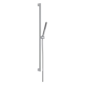 hansgrohe Pulsify S Duschset 100 1 Strahlart mit Duschstange 90 cm, EcoSmart