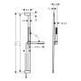 hansgrohe Pulsify S Duschset 100 1 Strahlart mit Duschstange 90 cm, EcoSmart