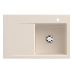Villeroy & Boch Subway Style 45 Einbauspüle, Ablaufgarnitur mit Handbetätigung, Becken rechts