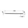 Duravit Starck Slimline Duschwanne Rechteck 140 x 80 cm