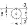 Duravit Architec Einbauwaschtisch 32,5 cm