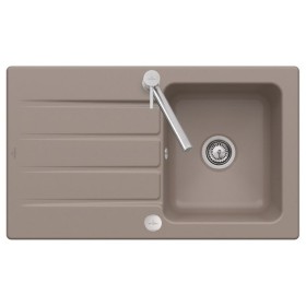 Évier encastrable Villeroy & Boch Architectura 50, bonde avec commande excentrée, réversible