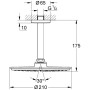 GROHE Rainshower Cosmopolitan 210 Kopfbrauseset mit Deckenanschluss