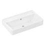 hansgrohe Xanuia Q Waschtisch Compact 650/390 ohne Hahnloch mit Überlauf