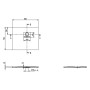 Villeroy & Boch Squaro Infinity Duschwanne, 180 x 100 x 4 cm