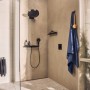 hansgrohe Rainfinity Wandanschluss Porter 500 mit Ablage und Brausehalter rechts
