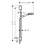 hansgrohe Vernis Blend Brauseset Vario EcoSmart mit Duschstange S Puro 65 cm