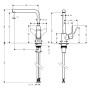 hansgrohe Focus M41 Einhebel-Küchenmischer 280, 1jet
