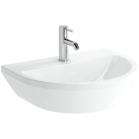 VitrA Integra Waschtisch 59,5 cm, ohne Überlaufloch, 1 Hahnloch mittig