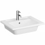 VitrA Integra Möbelwaschtisch 60 cm, mit Überlaufloch, 1 Hahnloch mittig