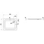 LAUFEN Platina Duschwanne 75 x 90 cm ohne Antislip