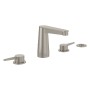Villeroy & Boch Conum Vierloch-Badewannenrandarmatur