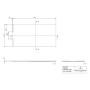 Villeroy & Boch Wallway Duschwanne 170 x 90 x 3 cm