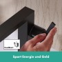 hansgrohe Tecturis E Einhebel-Waschtischarmatur 240 Fine CoolStart für Aufsatzwaschtische mit Push-Open Ablaufgarnitur