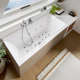 Villeroy & Boch Subway 3.0 Duo Badewanne 180 x 80 cm, Combipool Comfort, Technik Position 2