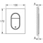 GROHE Rapid SL 3-in1 Set für WC mit Arena Cosmo S Abdeckplatte