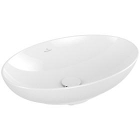 Villeroy & Boch Vasque à poser ovale Loop & Friends 56 x 38 cm sans trop-plein