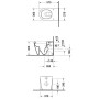 Duravit Starck 2 Stand-WC back to wall