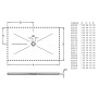 Villeroy & Boch Subway Infinity Duschwanne 90 x 70 cm für flächenbündigen Einbau