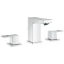 GROHE Eurocube 3-Loch-Waschtischbatterie