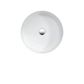 Lavabo incasso LAUFEN Living City 45 cm sottopiano smaltato, con troppo pieno, senza foro per rubinetto