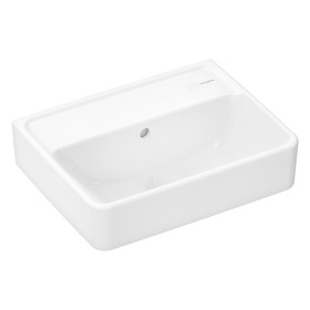 Lavabo hansgrohe Xanuia Q 450/340 senza foro per rubinetto con troppopieno, SmartClean