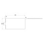 LAUFEN NIA Duschwanne 180 x 100 cm