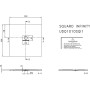 Villeroy & Boch Squaro Infinity Duschwanne 100 x 100 cm