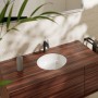 hansgrohe Xuniva S Unterbauwaschtisch rund Ø 35 cm, mit Überlauf, mit SmartClean