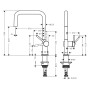 hansgrohe Talis M54 Einhebel-Küchenarmatur U220, Eco, 1jet