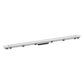 hansgrohe RainDrain Match Plus Fertigset Duschrinne 120 cm mit höhenverstellbarem Rahmen