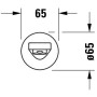 Duravit Tulum Wanneneinlauf mit runder Rosette