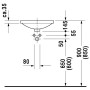 Duravit Architec Einbauwaschtisch 42 cm
