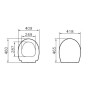 VitrA Memoria Black WC-Sitz