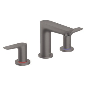 hansgrohe Talis E 3-Loch Waschtischarmatur mit Zugstangen-Ablaufgarnitur